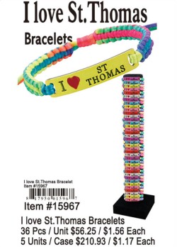 I Love St Thomas Bracelets